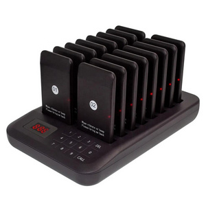 Wireless Guest Customer Queue Paging Buzzer Beeper Wireless Queue Number Pagers Call System For Restaurant Hotel