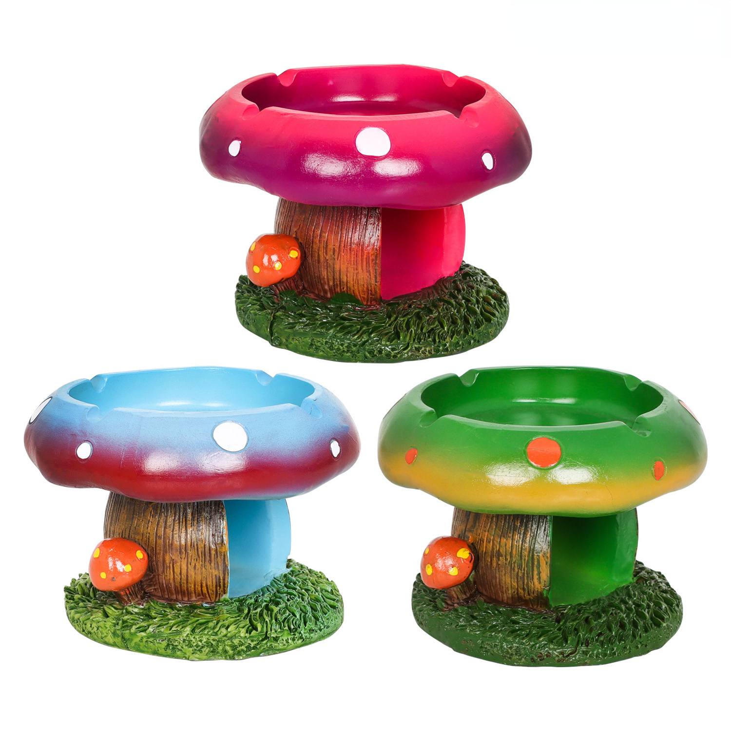 Mushroom Shaped Resin Ashtray Fashion Personality Cigarette Smoking Ashtray