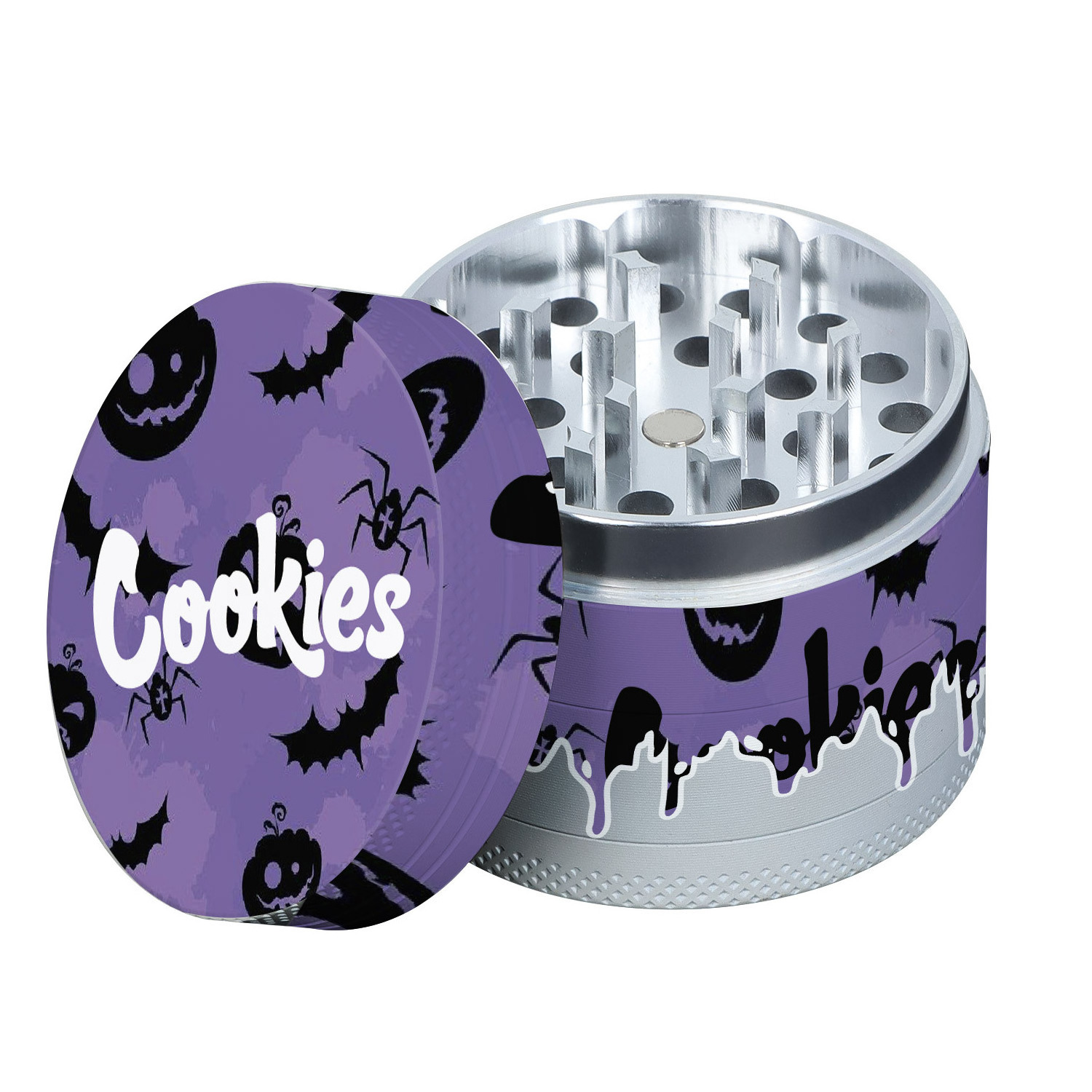 New Cookies Zinc Alloy 40/50/56/63mm Tobacco Herb Grinder for Smoke