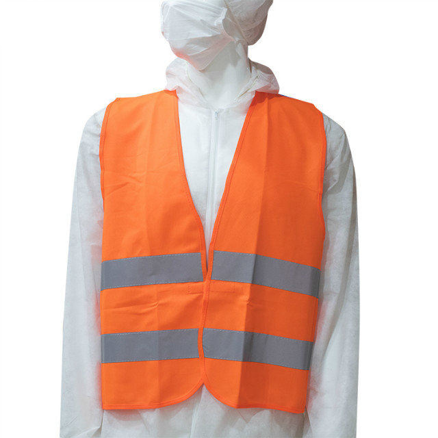 Custom Logo & Size Reflective Vest Construction Safety Vest High Visibility Work Reflective Clothing