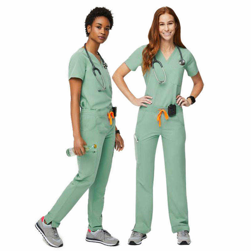 High Fashionable Design Three Pocket Scrub Top Uniform Dental Uniforms Scrub Men Scrub Sets Uniform