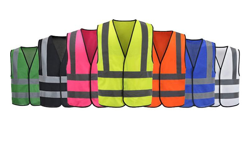 High Visibility Work Reflective Clothing Custom Logo & Size Reflective Vest Construction Safety Vest