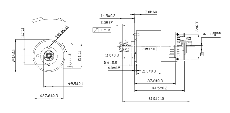 Maintex Factory 12V 24V Gearbox Motor 775 Micro Mini Vibrator Small Electric BLDC Gear Brushless DC Motor with Permanent Magnet