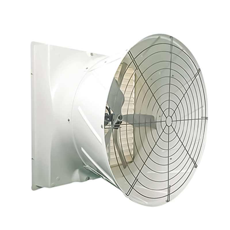 FUJI MICRO shutter exhaust fan cone heavy duty industrial exhaust fans 1000/3000/4000 cfm exhaust poultry fan price