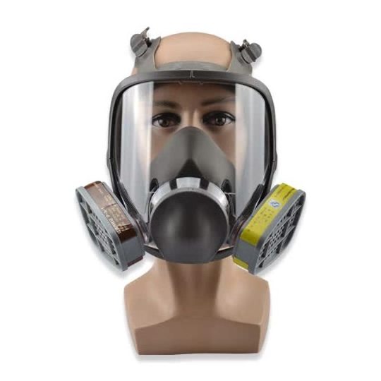 Gas Mask Full Face Shield Large Field Of Vision Safety Protective Maskes Personal Safety Protection Supplies Air Filter Mask