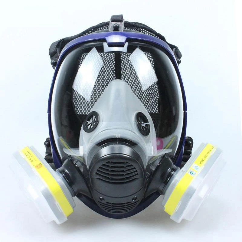 Gas Mask 6800 Electric Dustproof Respirator Chemical Respiratory Face Mask For Welding With Air Filter Full Face Gas Mask