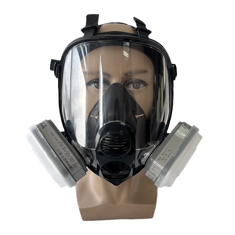 Gas Mask Full Face Shield Large Field Of Vision Safety Protective Maskes Personal Safety Protection Supplies Air Filter Mask