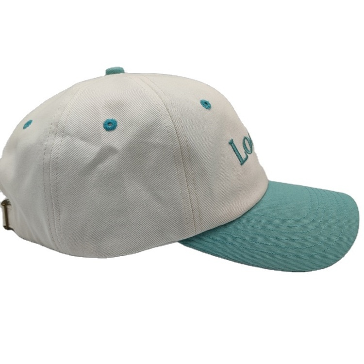 100% Cotton Unstructured Embroidery Custom Dad Hat