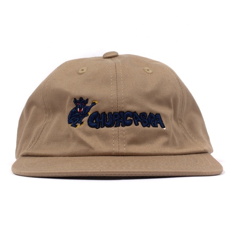 Custom Logo Flat Visor 5 Panel Unstructured Snapback Caps Hats Flat Brim Embroidery Cap