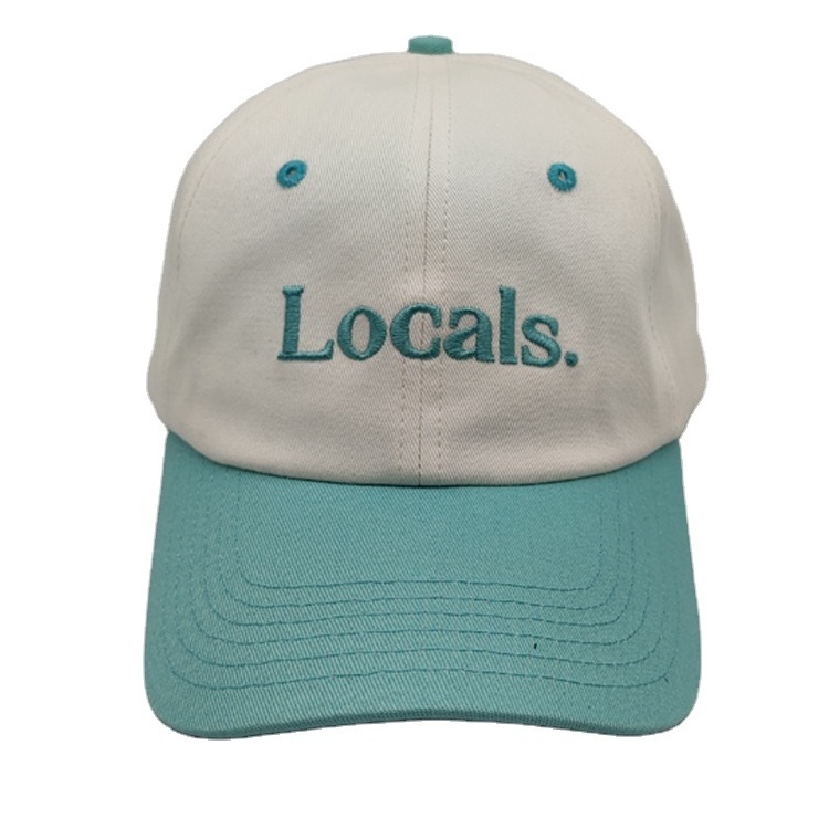 100% Cotton Unstructured Embroidery Custom Dad Hat