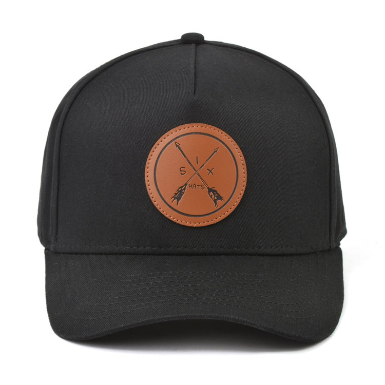 custom organic cotton twill 6 panel structured sports cap and hat with 3D logo baseball cap