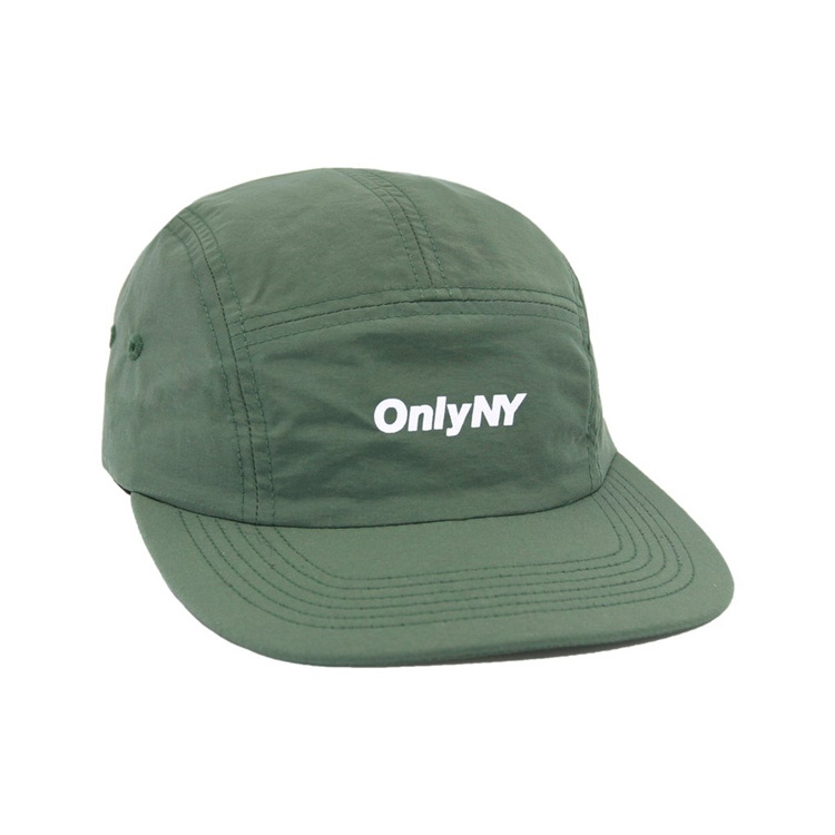 Customized small embroidery washed distressed unstructured hats 100% nylon twill plain camp cap