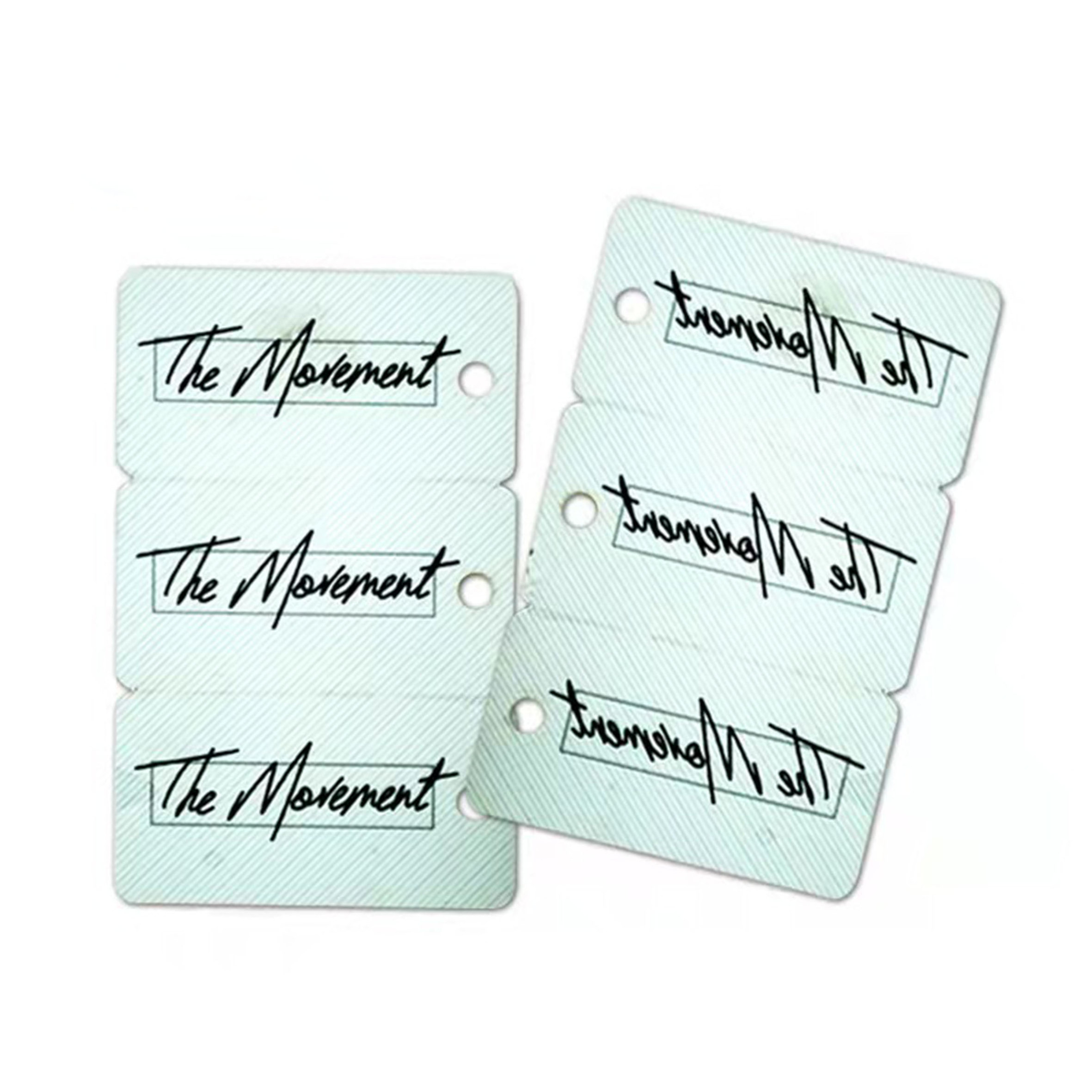 China's professional Triple 3-Up cards Snap-off  Loyalty Combo Plastic PVC Membership business Card With Key Tags