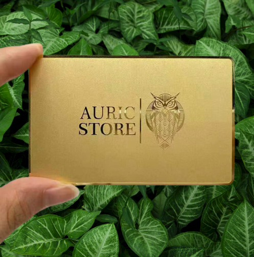 2023 Hot Personalized Luxury Gold Stainless Steel VIP Membership Blank Credit Cards Metal Business Cards for Laser Engraving