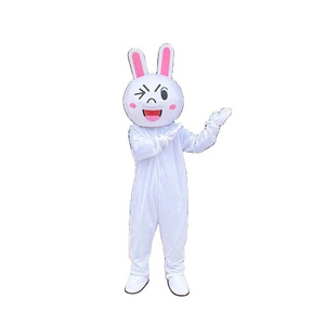 Cartoon Cosplay Easter Party Bunny Animal Mascots Customized Adult Rabbit Bunny Mascot Costumes