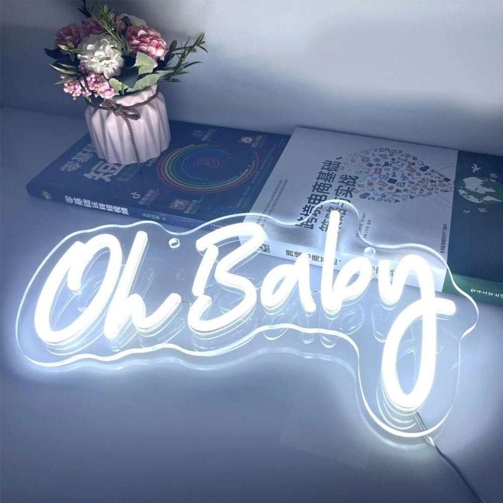 Wholesale Marquee Letters Fast Delivery Led Advertising Custom Neon Light Signs Happy Birthday Neon Sign For Room Decoration