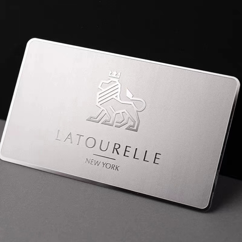 2023 Hot Personalized Luxury Gold Stainless Steel VIP Membership Blank Credit Cards Metal Business Cards for Laser Engraving