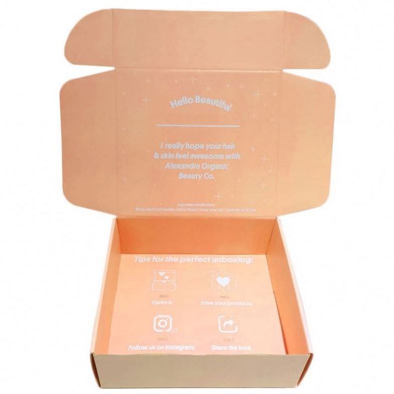 Customized Printed Corrugated Paper Tuck Box Candle Packaging Shipping Mailing Box