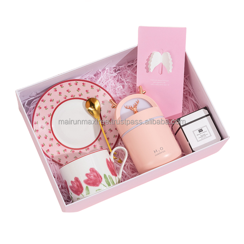 Wholesale Coffee Mug Tea Cup Gift Set For Girls Women Birthday Wedding coffee mug gift box set Corporate Giveaway Gift Set