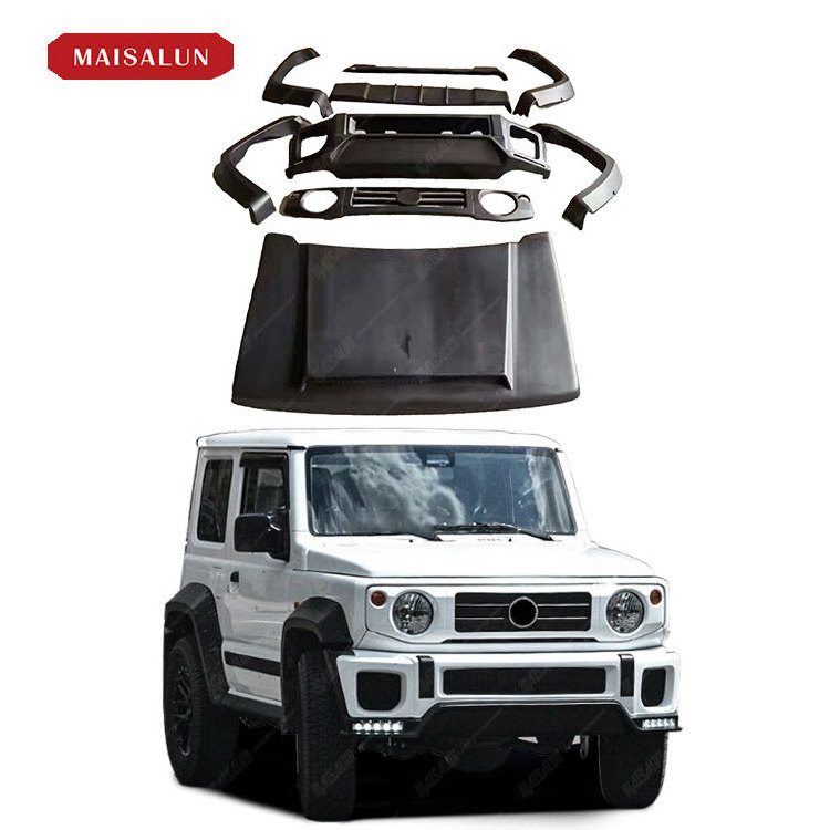 High Quality Body Kit For Suzuki Jimny Upgraded To LB Wide Body Kit with Hood and Wheel Eyebrow