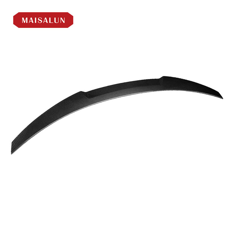 M4 Style Carbon Fiber Spoiler For Bmw 3 Series F30 F35 F80 Trunk Boot Lip Spoiler Wing Lip