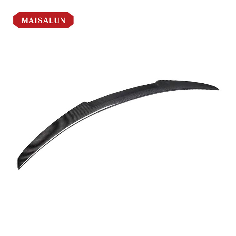 M4 Style Carbon Fiber Spoiler For Bmw 3 Series F30 F35 F80 Trunk Boot Lip Spoiler Wing Lip