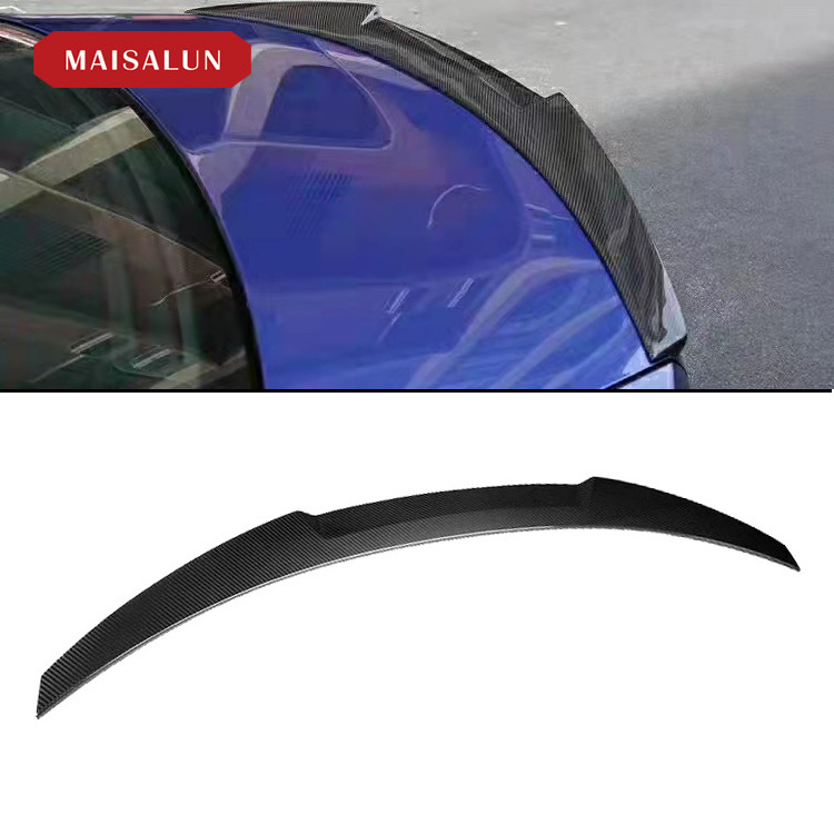 M4 Style Carbon Fiber Spoiler For Bmw 3 Series F30 F35 F80 Trunk Boot Lip Spoiler Wing Lip