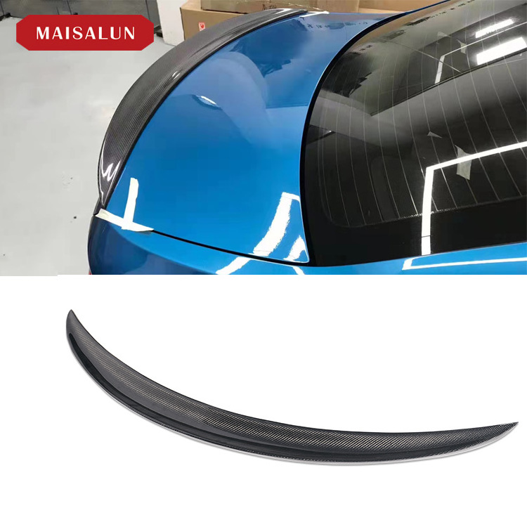 MP-erformance Style carbon fiber wing spoiler For BMW 5 Series F10 F18 2010-2017 Auto rear trunk boot lip body kit