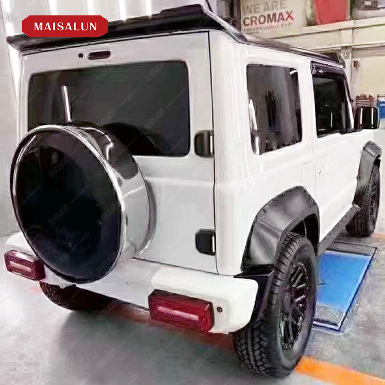 High Quality! Auto Conversion Body Kit For Suzuki Jimny Upgraded To LB Wide Body Kit Hood Bumper Lip Assembly wheel brow