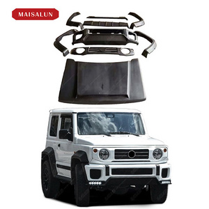 High Quality! Auto Conversion Body Kit For Suzuki Jimny Upgraded To LB Wide Body Kit Hood Bumper Lip Assembly wheel brow