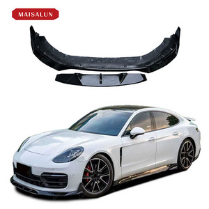 High Performance Universal Accessories Car Body Kit Items Dry Carbon Front Lip For Porsche 971.2 Update Carbon Fiber Front Lip