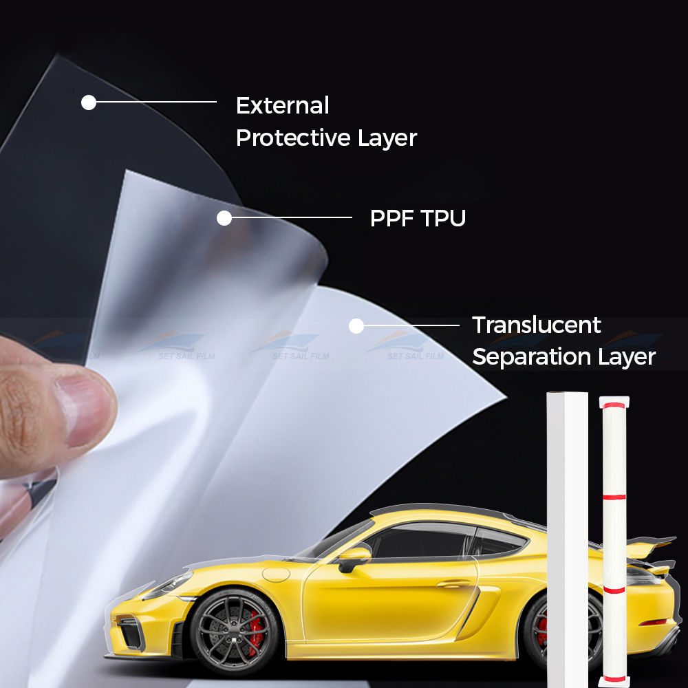 ppf 6.5mil 7.5mil 8.5mil Clear Car PPF Car Paint Protection Film TPU PPF Self Healing car tints Transparent Film