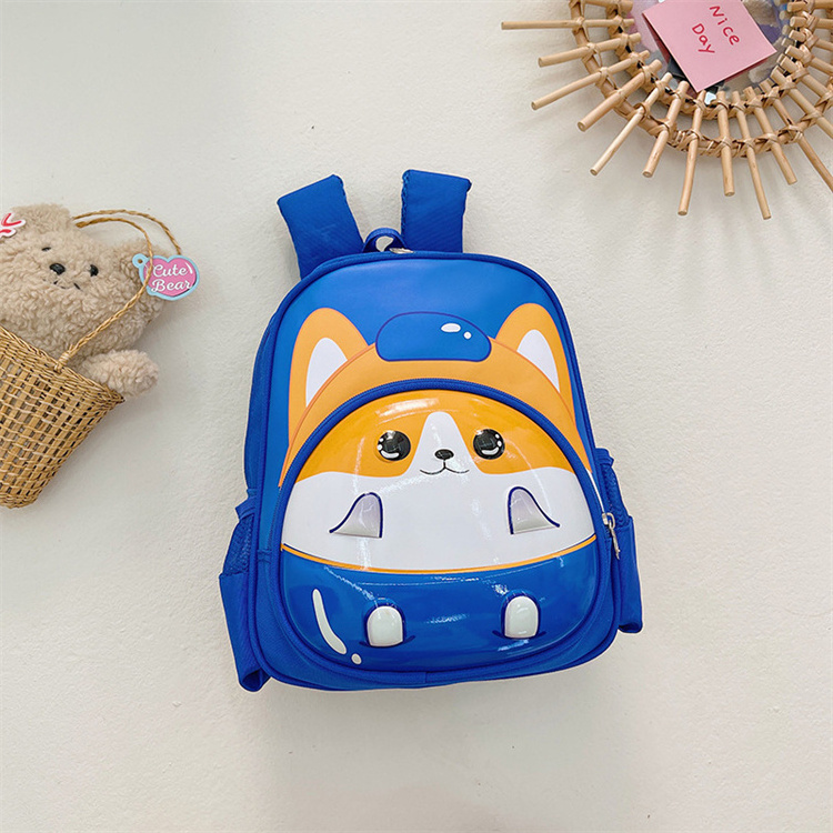 2024 New Toddler Mini Sublimation Boy Walking Cartoon Canvas Safety Anti-lost Backpack