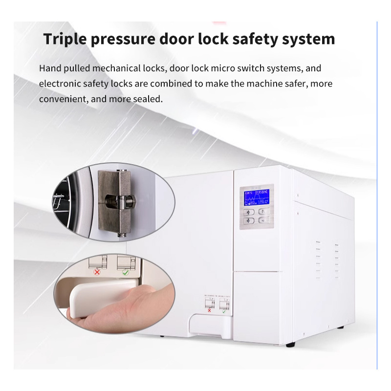 Professional High Temperature Sterilizer box Class B 23L 18L autoclave sterilize dental instruments with built-in drying system