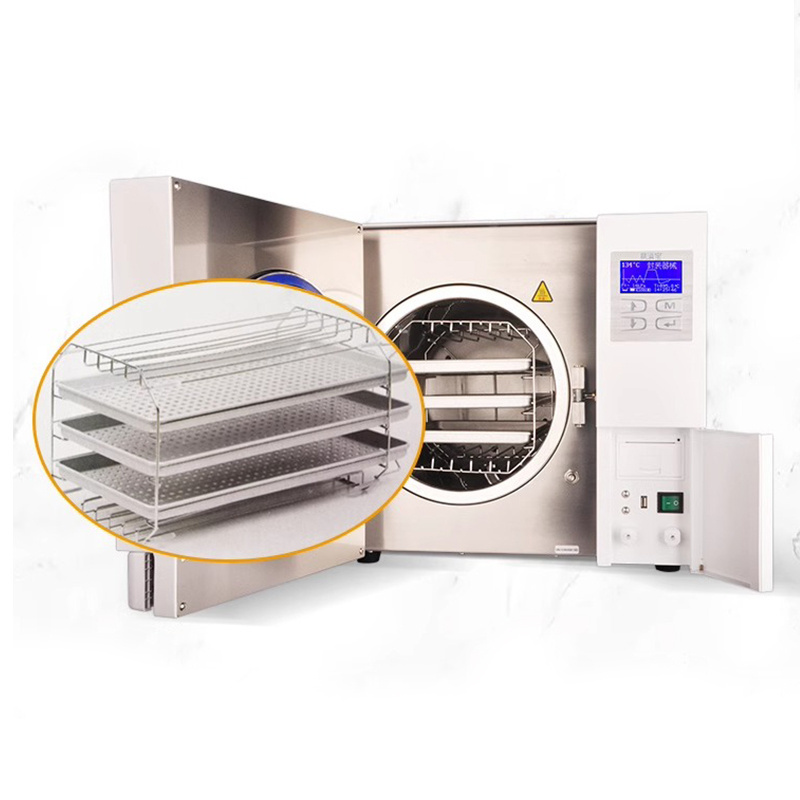 Professional High Temperature Sterilizer box Class B 23L 18L autoclave sterilize dental instruments with built-in drying system