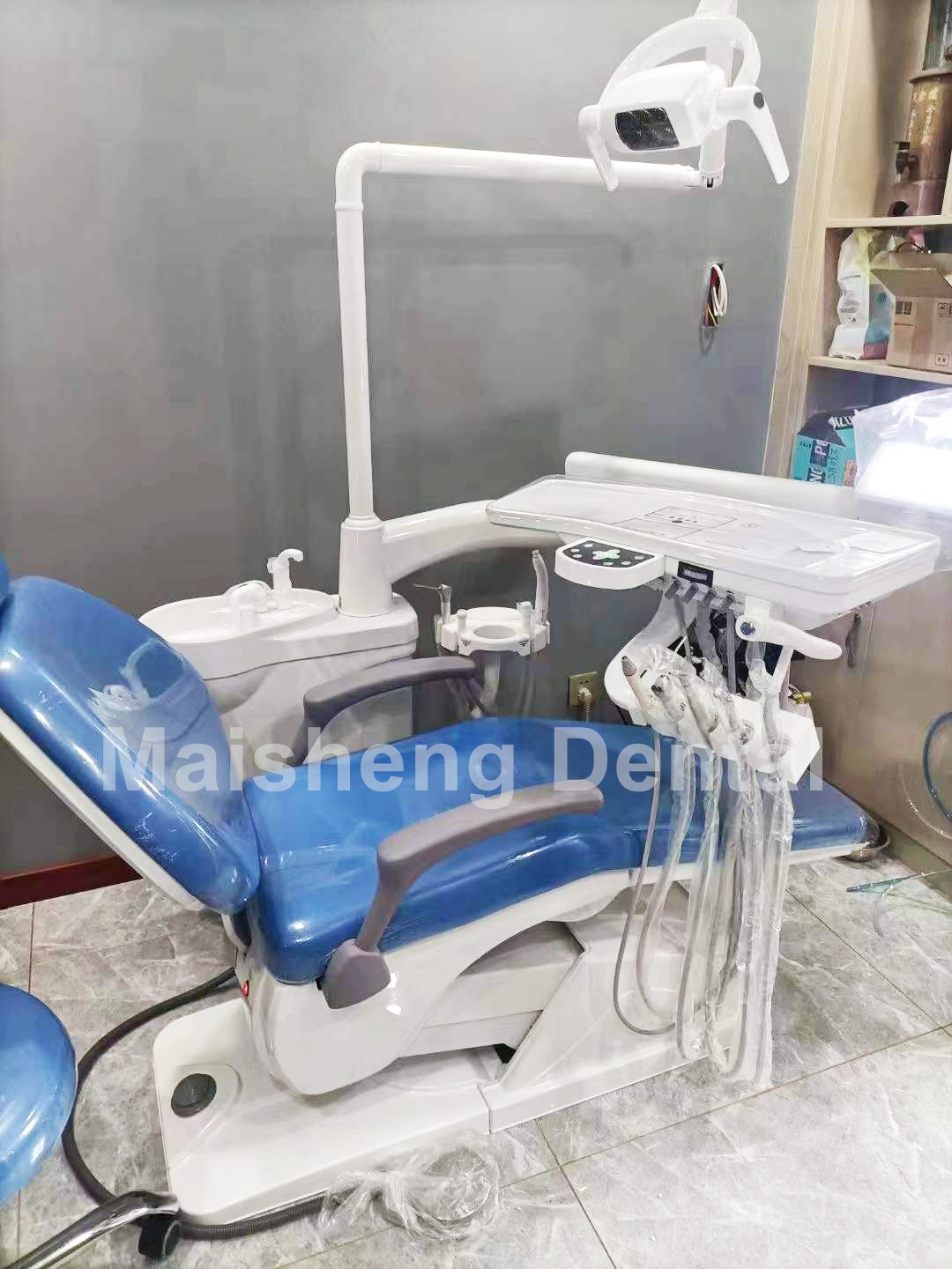 Portable cheap dental chair folding dental chair for dental clinic gnatus dental unit