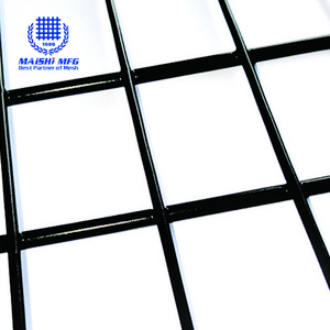 Black epoxy powder coated welded wire mesh