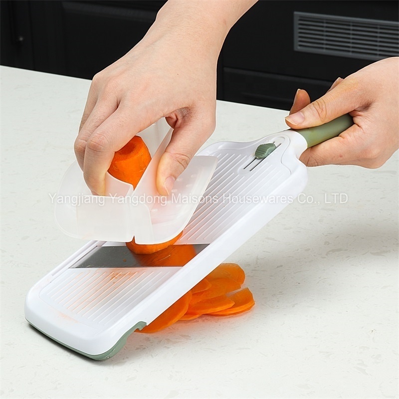 Maisons Kitchen Gadgets Fruit Vegetable Stainless Steel Hand-Held Mandoline Slicer