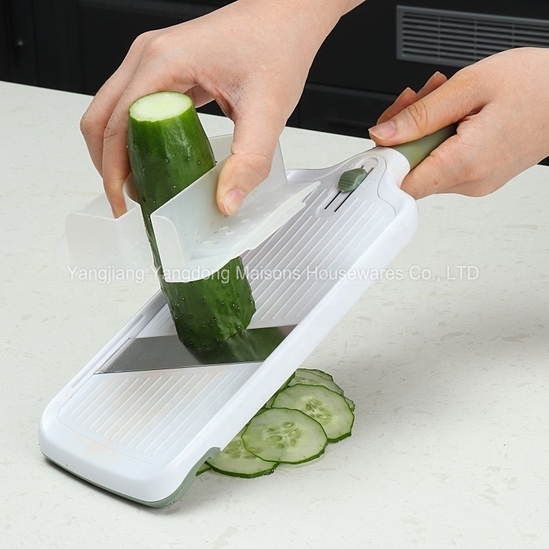 Maisons Kitchen Gadgets Fruit Vegetable Stainless Steel Hand-Held Mandoline Slicer