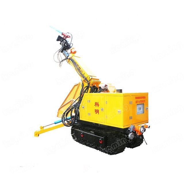 MA certificate concrete shotcreteing robot cement plastering machine mobile gunite equipment for coal laneway