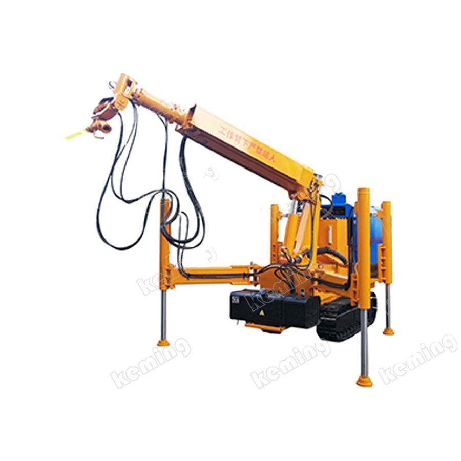 remote handle control KPC-80 four outrigger gunite machine shotcreting machine shotcrete robot for engineering