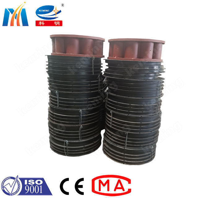 Wear Resistance upper Rubber Sealing Plate In Shotcrete Machine Steal plate gunite machine parts in stock