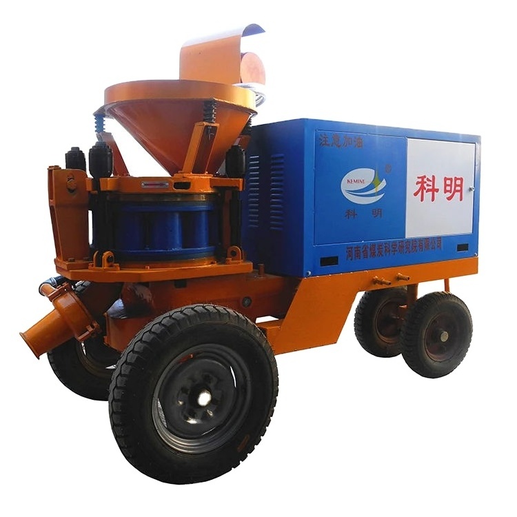 wet and dry concrete gunite machine KSP concrete shotcrete machine gunite machine parts for slope supporting