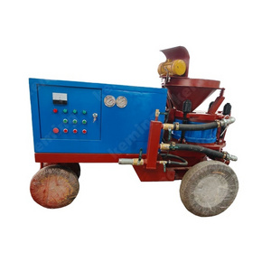 keming factory wet and dry 7 m3 / h concrete wet type shotcrete machine gunite machine for retrailer