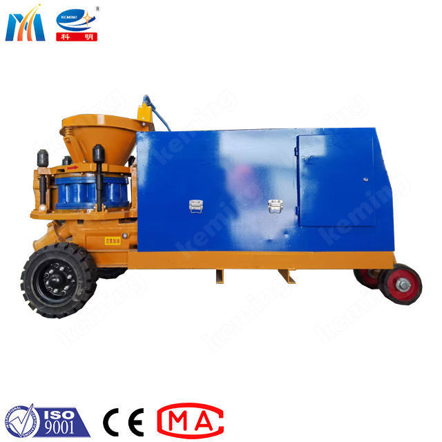 ISO certificate KSP - 7 diesel engine dry and wet shotcrete machine rubber elbow concrete gunite machine