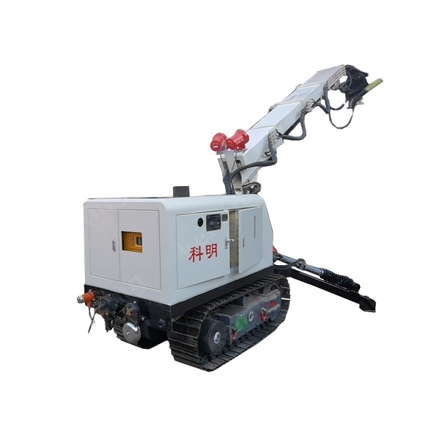 6m spraying width concrete shotcrete robot remote mobile gunite machine robotic arm for slope supporting