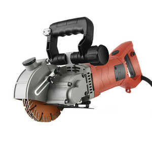 Portable Water And Electricity Installation Dust-free Concrete Wall Cutting Concrete Cutting  Slot Mini Grooving Machine