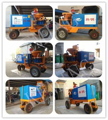 wet and dry concrete gunite machine KSP concrete shotcrete machine gunite machine parts for slope supporting