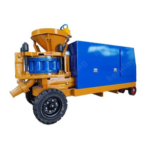 keming supplier KSP - 7 diesel engine dry and wet shotcrete rubber plates concrete gunite machine