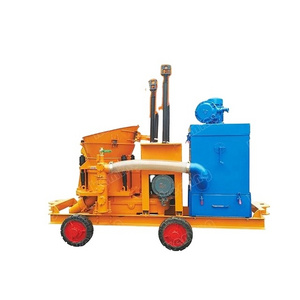 China supplier 4-5 m3/h dry dedusting shotcrete machine concrete gunite machine for foundation pit support